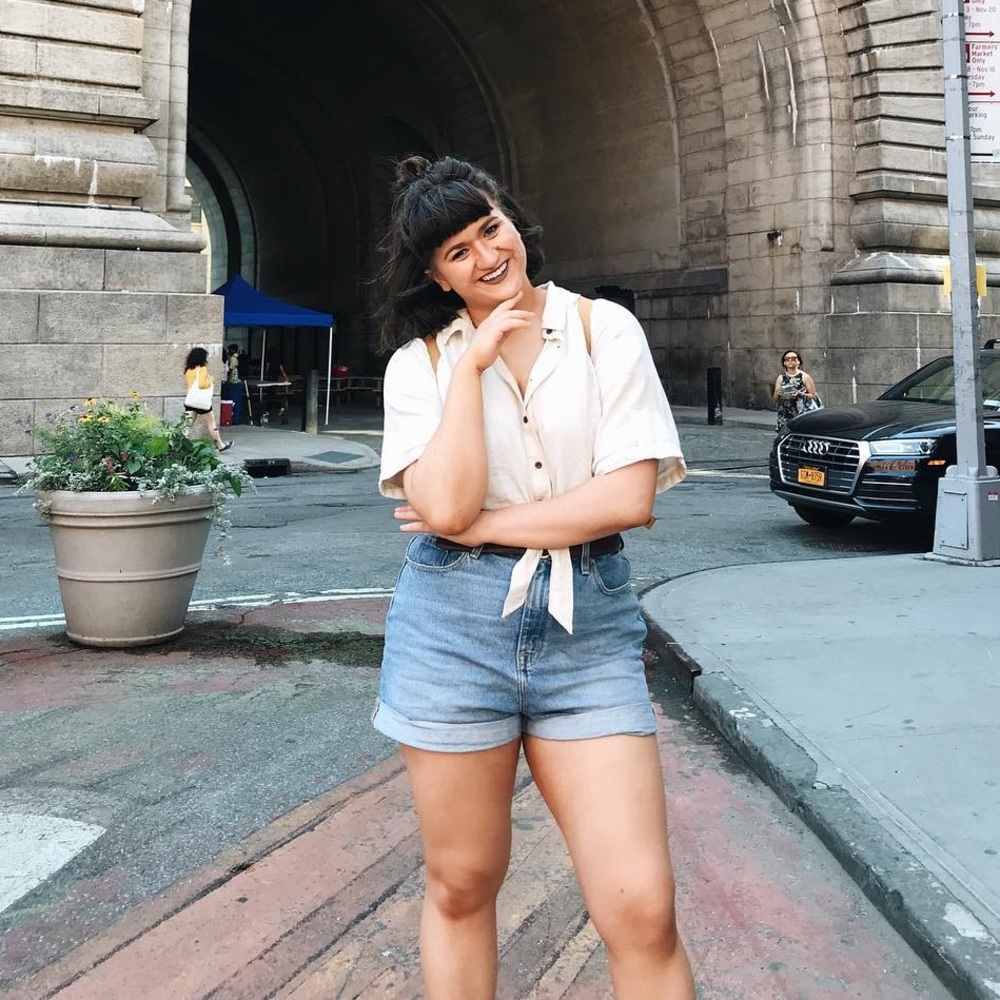 BDG high waisted denim shorts